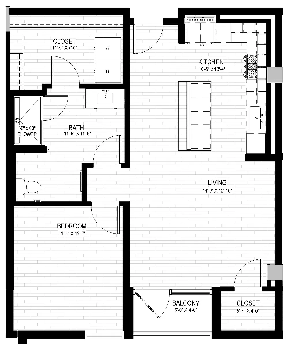 Floor plan A61