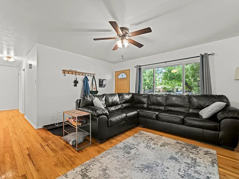 Living room and hallway