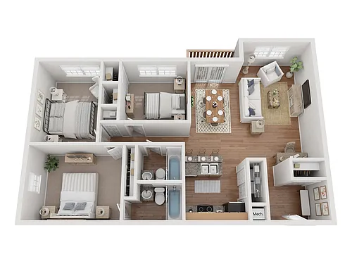 Floor plan C20A