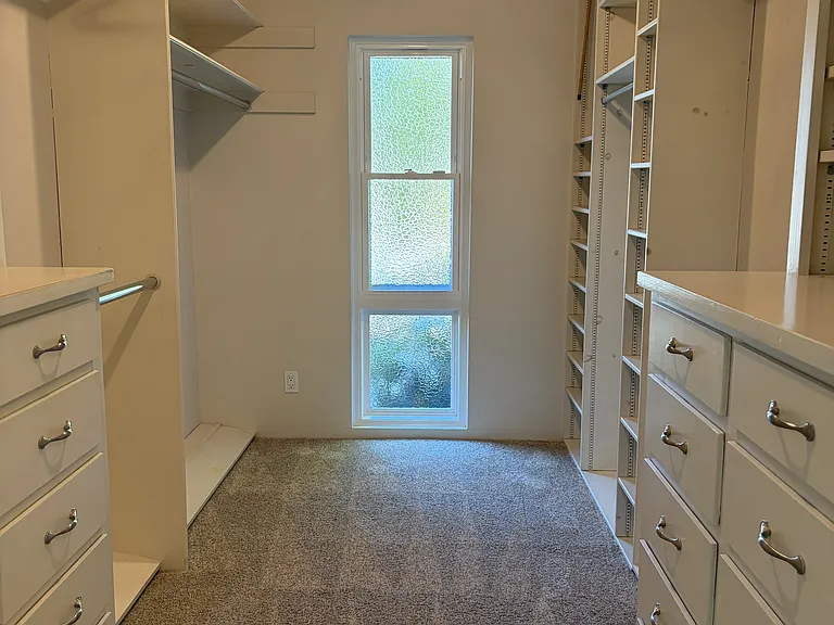 Primary walk-in closet