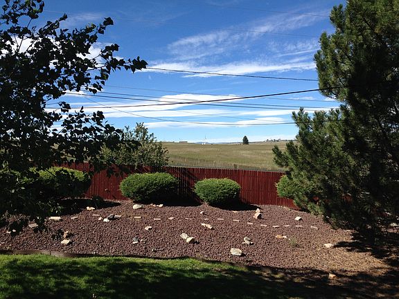 Back yard from the deck