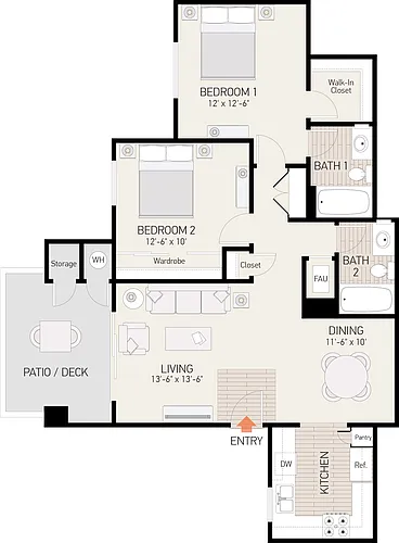 Floor plan Plan C