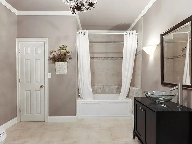 Large bathroom in finished basement