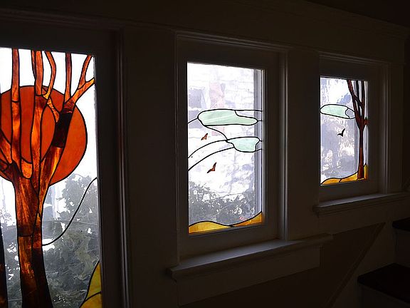 Stained Window- Stairs
