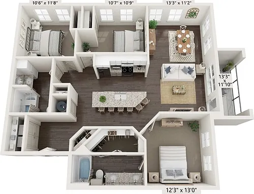 Floor plan C1
