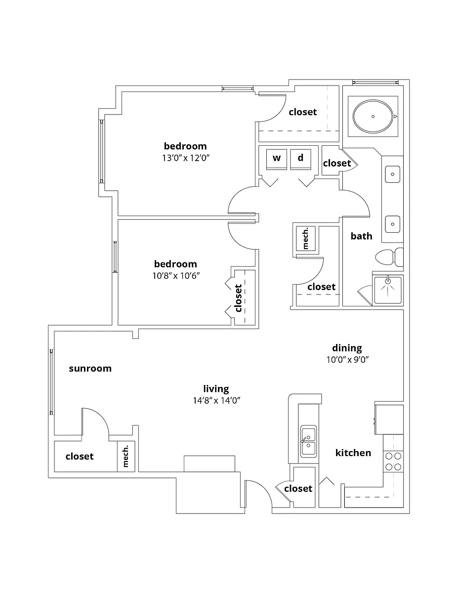 Floor plan B3