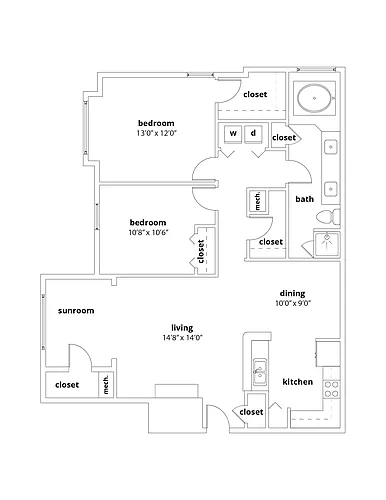 Floor plan B3