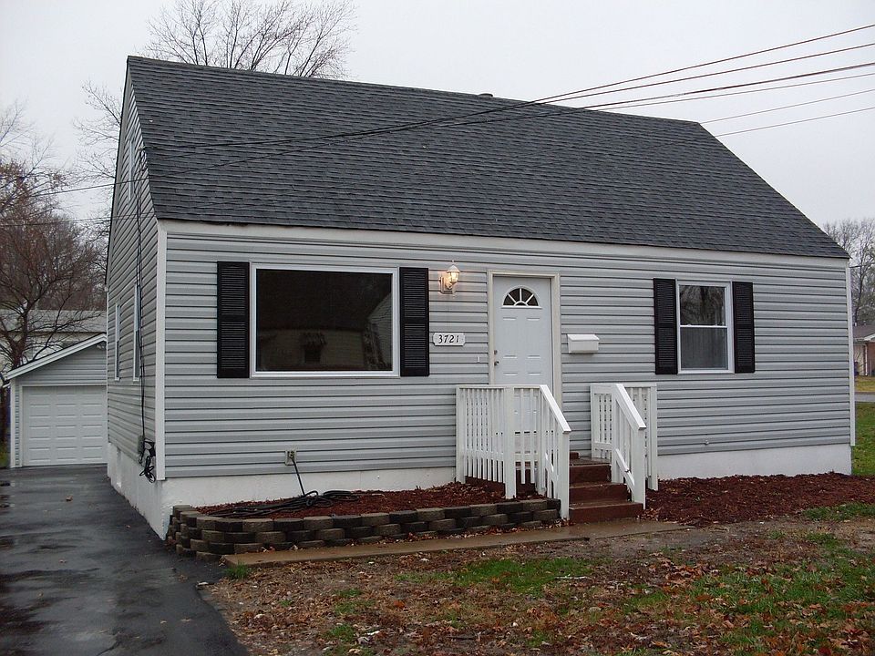 view from new asphalt driveway