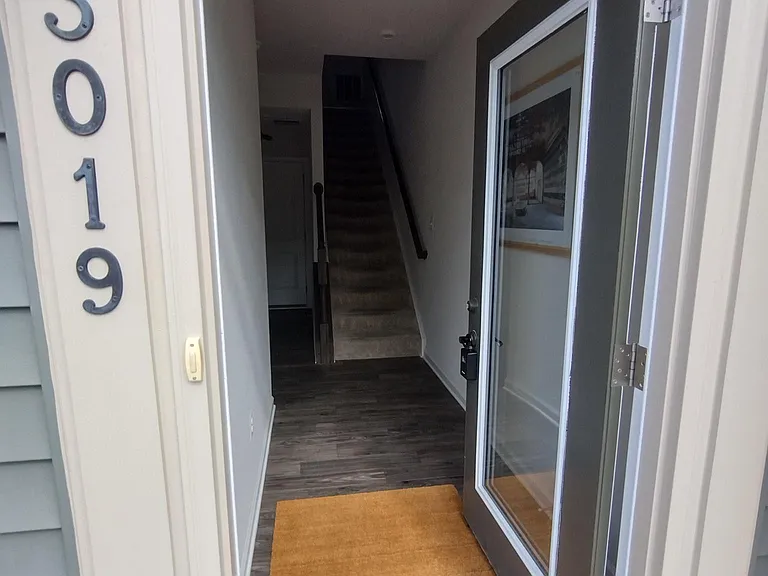 Front door.