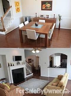 Living Room and Dining Room