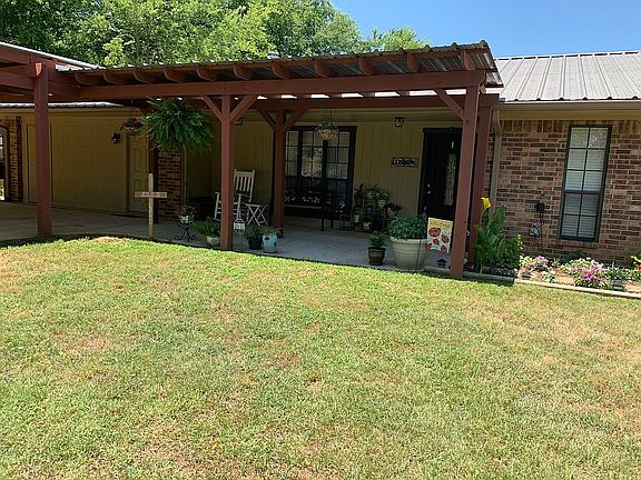 Large front covered pergola 