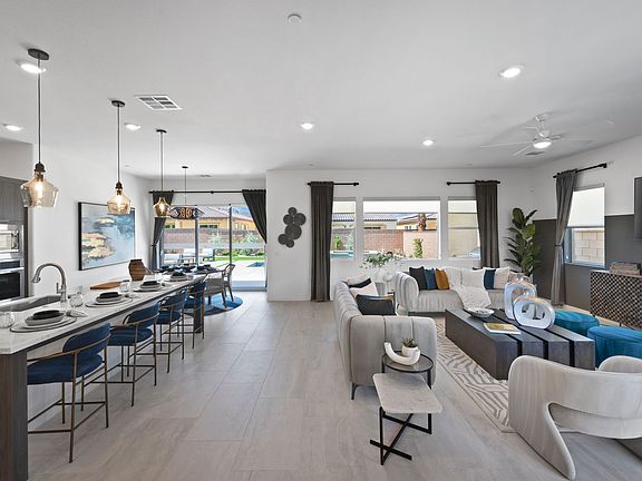 The Aidan Plan 2 Kitchen Living Room