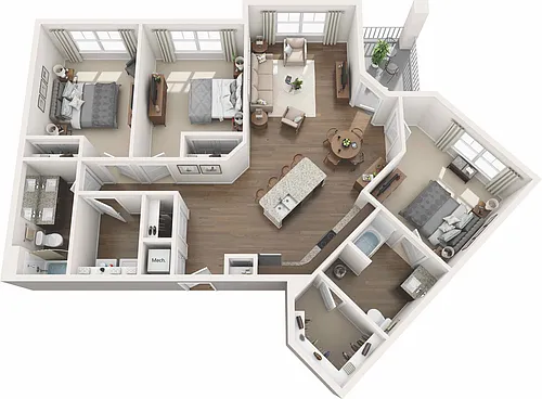 Floor plan Chesapeake ADA