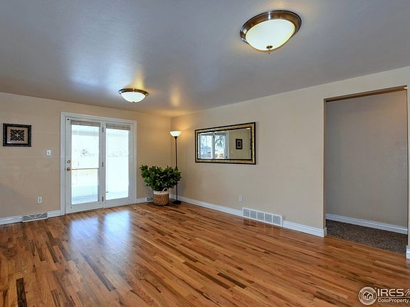 Refinished hardwood floors.