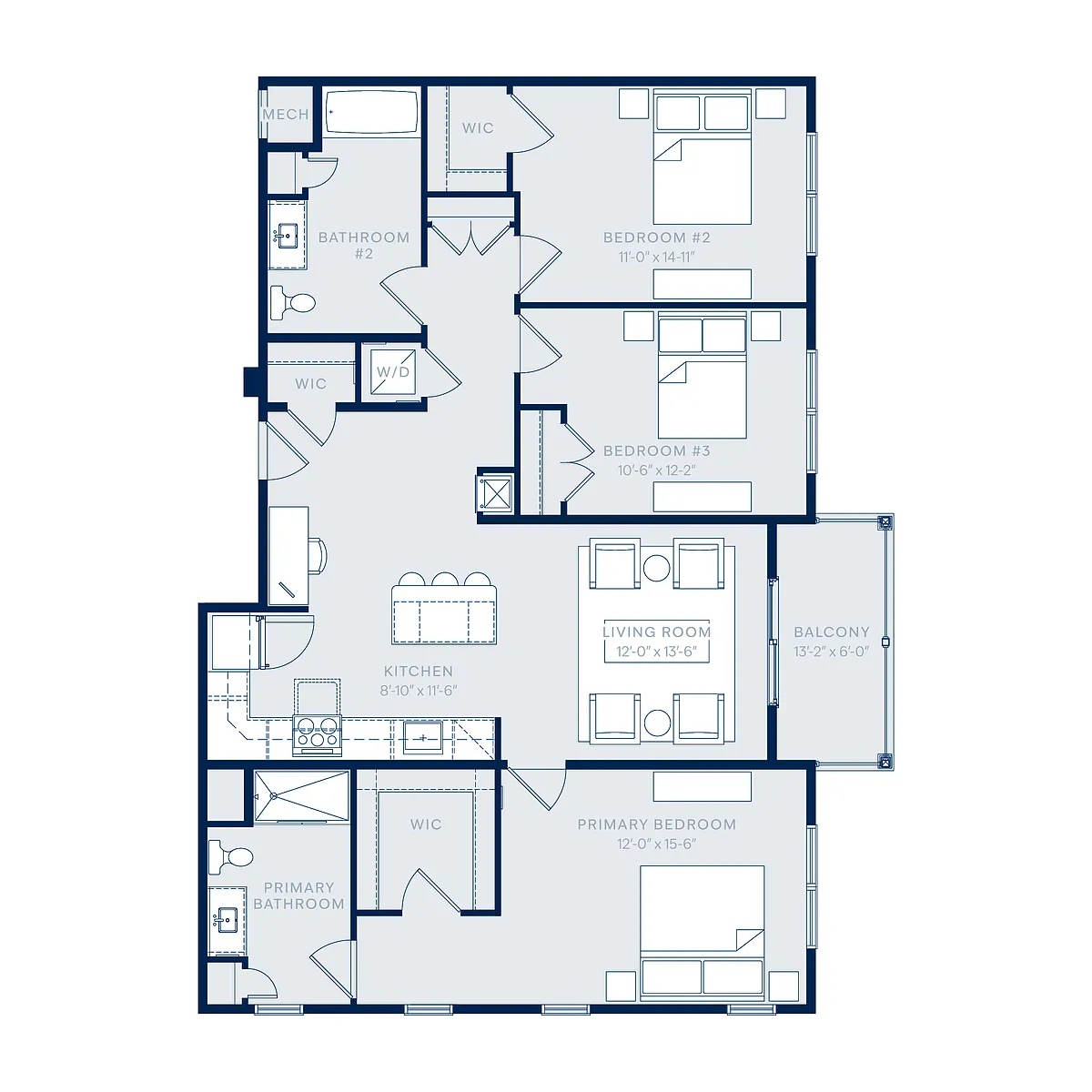 Floor plan C2D