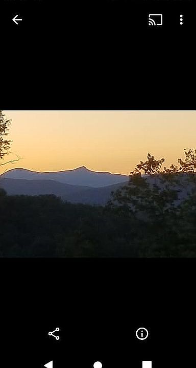 Sunset view of Jay Peak