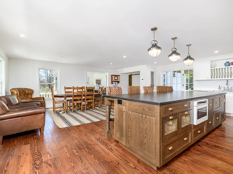 Over sized kitchen for meals, entertainment and family gathering