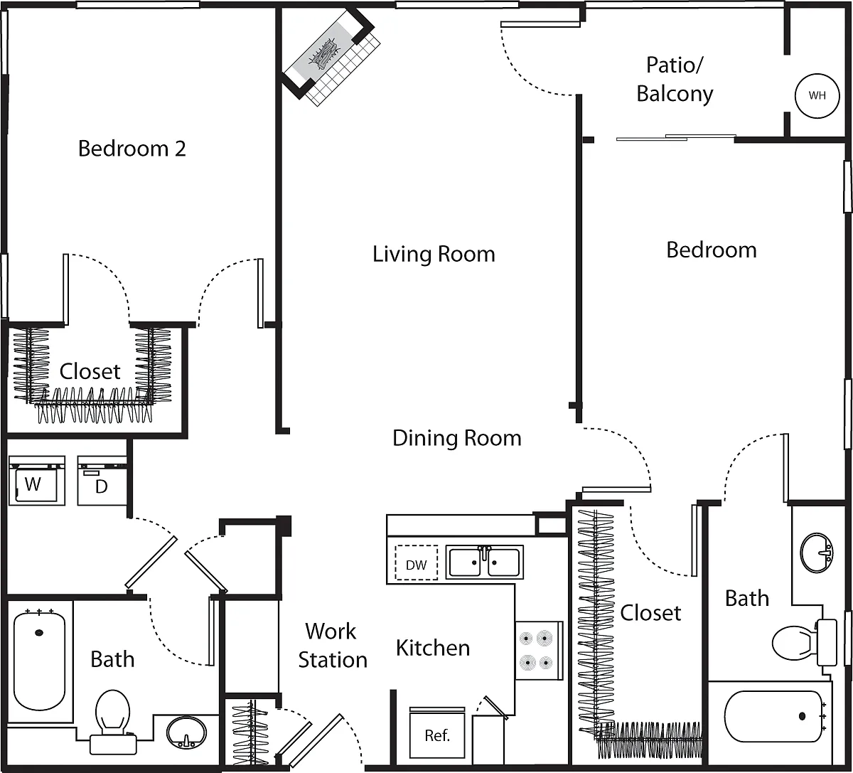 Floor plan Burgundy