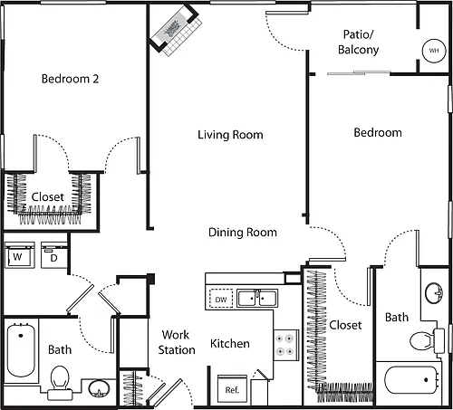 Floor plan Burgundy