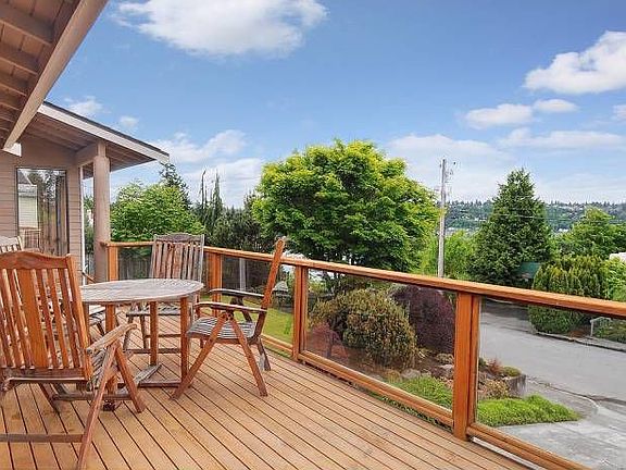 Front deck with view