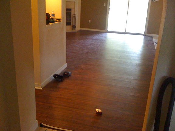 New Flooring in Living Room