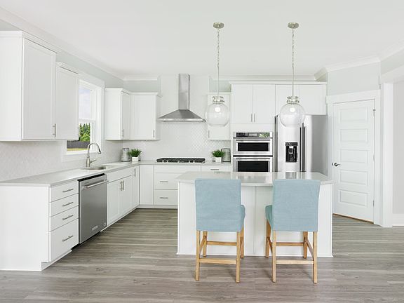 Spacious Kitchen with walk-in pantry and a beautiful island.