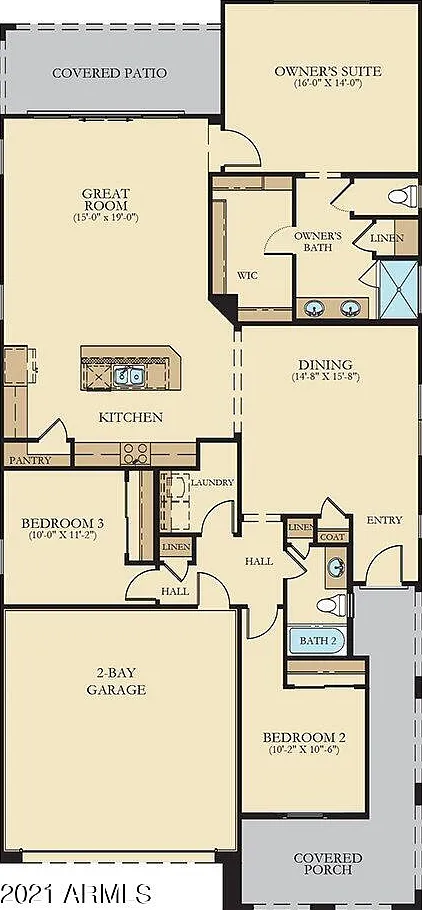 3 bed, 2.0 bath, 1764 sqft, $2,095 — Photo 3