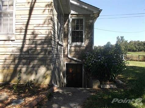 Outside basement entrance