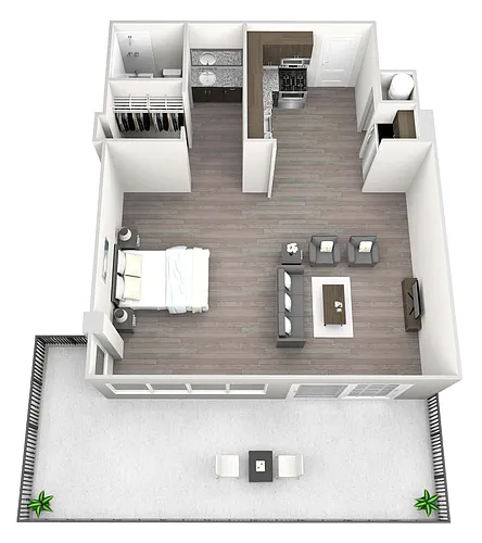 Floor plan Studio