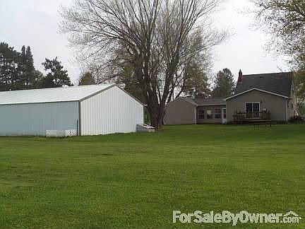 View from the north
						:
						From the rear deck notice the large back yard and the large pole shed.