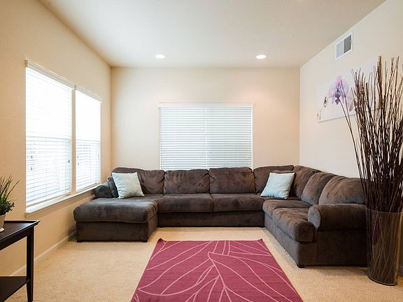 spacious communal living room