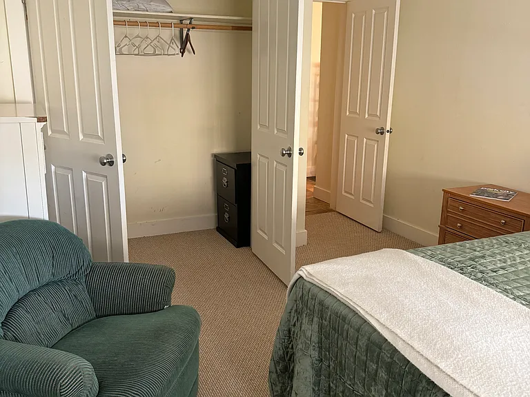 Secondary bedroom, can swap out furniture for office furniture.
