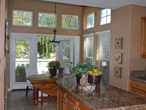 Kitchen access to courtyard