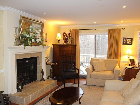 Family room with Wood fireplace