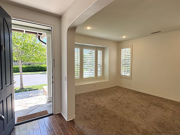 Front door and office space