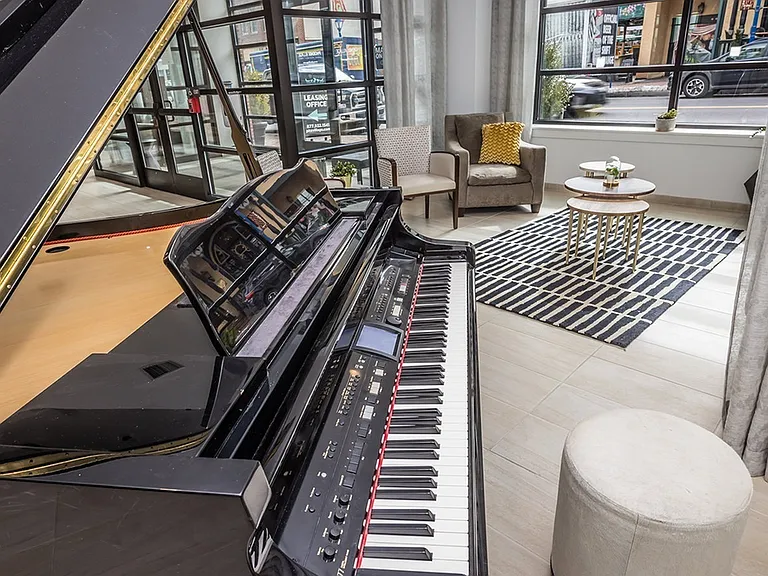 Piano in Resident Lounge
