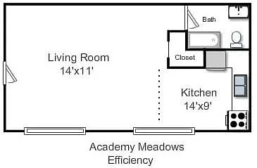 Floor plan Studio