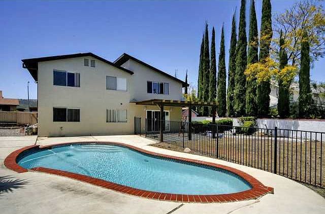 View of back of the home.  