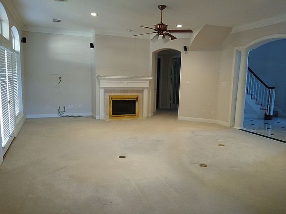 spacious family room