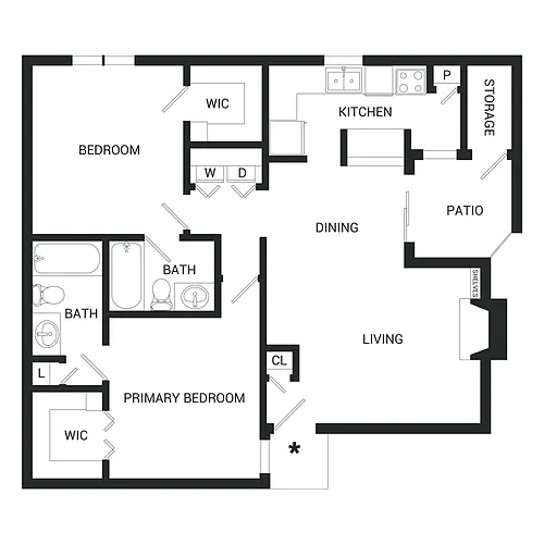 Floor plan B2