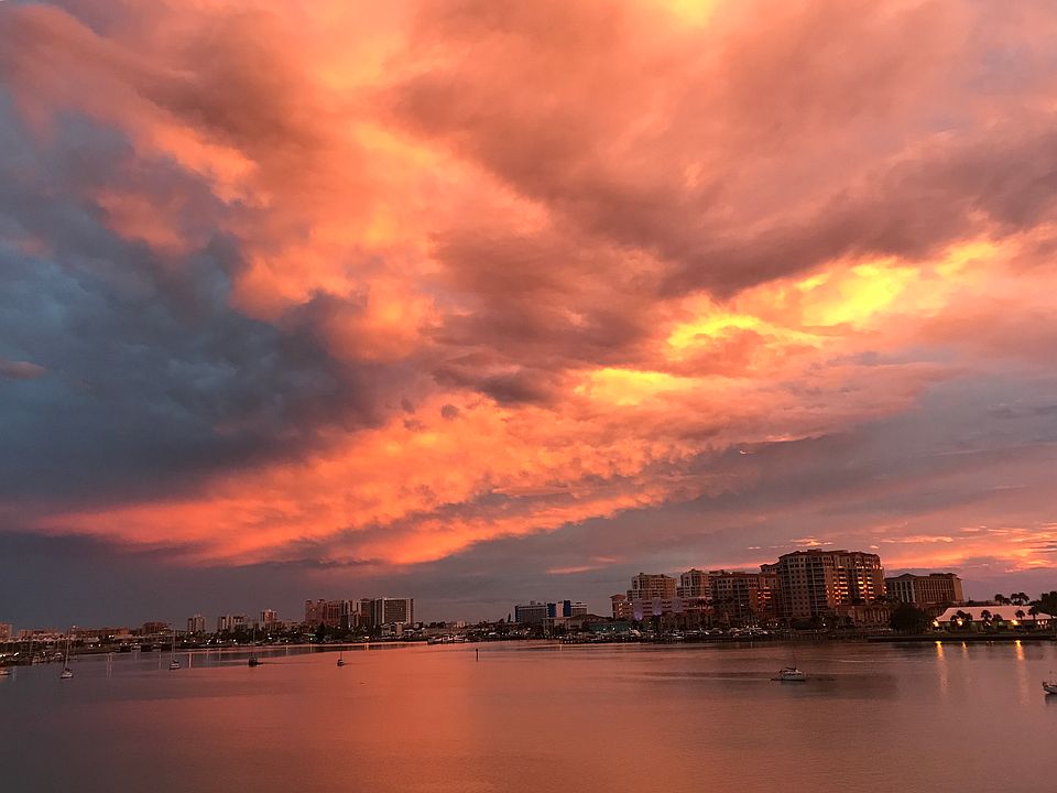 Balcony-view sunset
