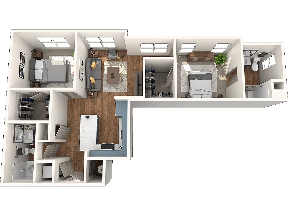 Floor plan 2C