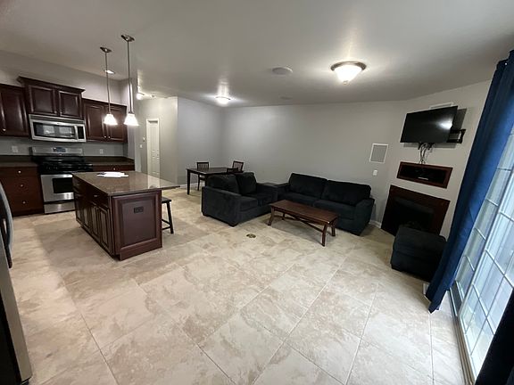 Back living room
Kitchen 
Dining