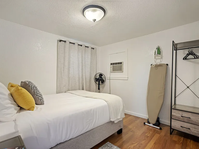 Bedroom #2
Window A/C unit included to keep things just right during your stay.