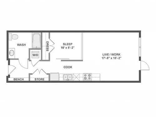 Floor plan A2bLW