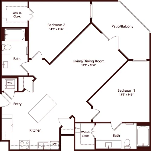 Floor plan B6