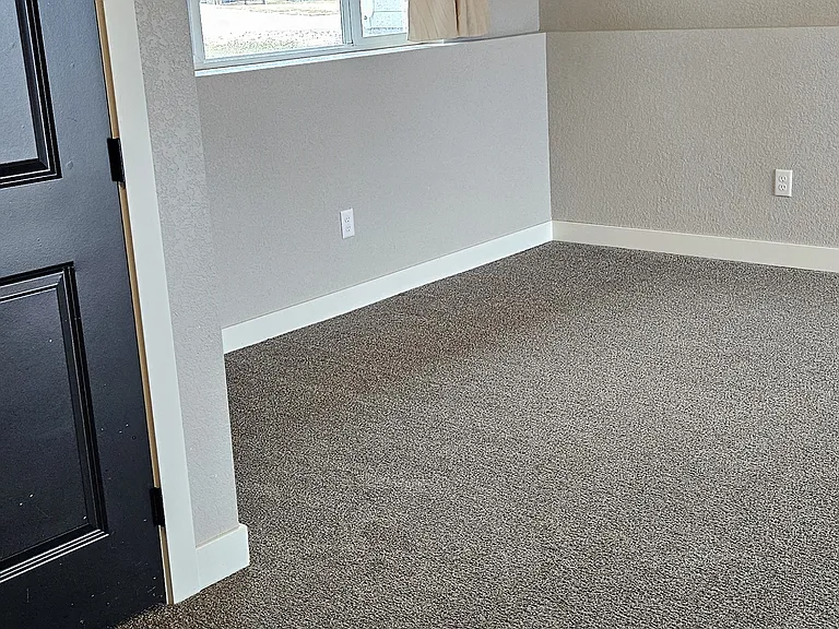 Storage under stairs - The other side of the Downstairs Family Room looking to the street side.
