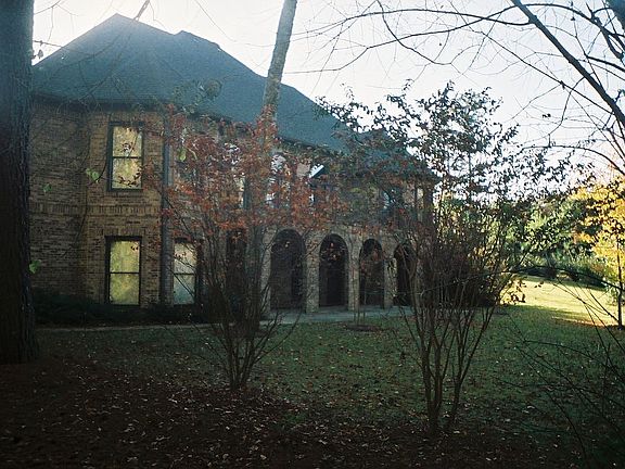 Facing the golf course