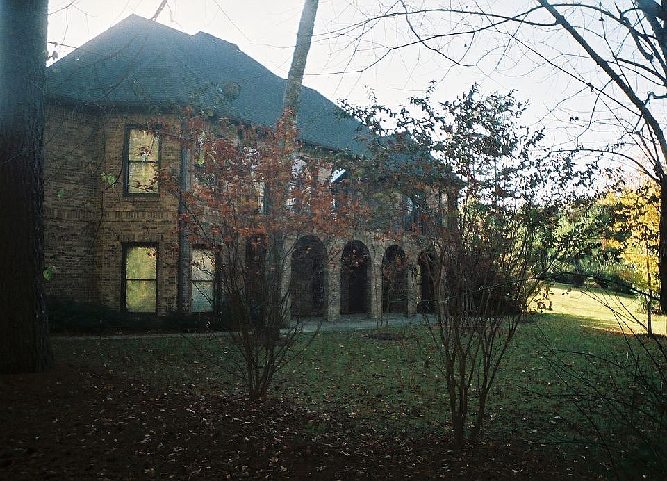 Facing the golf course