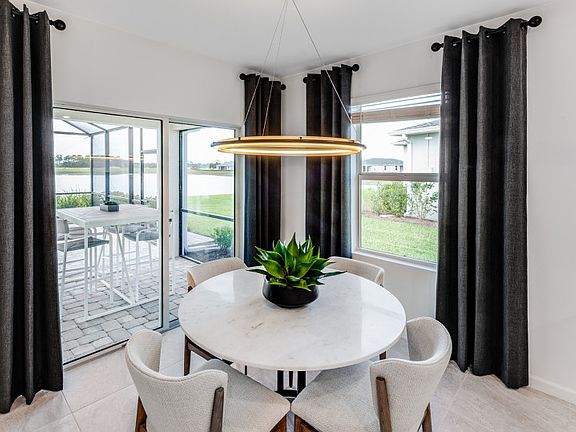 Cafe area located off the kitchen